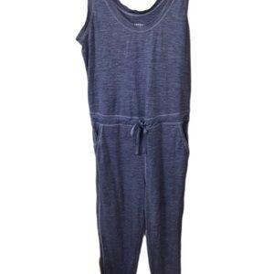 Blue Sleeveless Jumpsuit